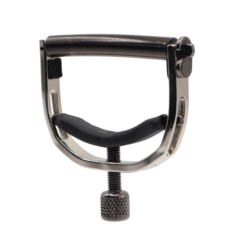 Paige 6-String Guitar Capo â€“ Nickel, Proudly Made in the USA â€“ Adjustable Tension, Ultra-Thin Design â€“ Fits Standard Acoustic Guitars - Image 1